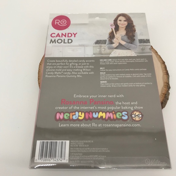 Wilton Nerdy Nummies Silicone Heart Candy Soap Mold BPA Free Dishwasher Safe NWT - Picture 5 of 6